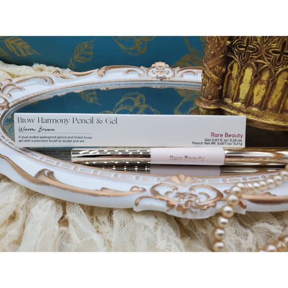Rare Beauty By Selena Gomez Brow Harmony Crayon & Gel Sourcils - Warm Brown NEW - Picture 1 of 5